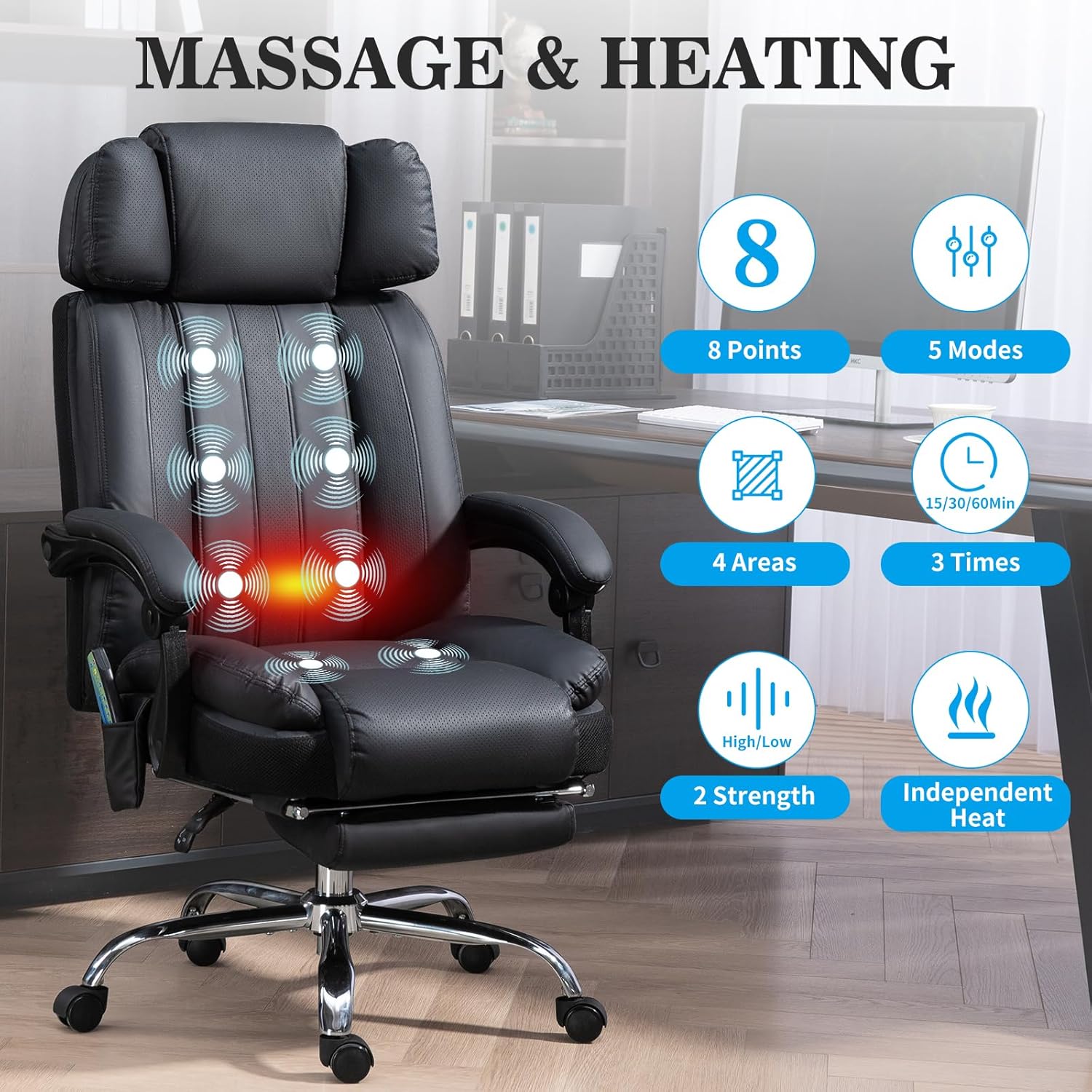 Massage and Heating Features Overview