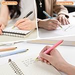 Swiyit Ballpoint Pens,10-Pack Retractable,Black Ink 1.0mm Medium Tip,Soft Grip & Metal Clip,Smooth Writing Pens for Office Journaling Note Taking,Great Gift for Men Women (Multicolor-10PC)