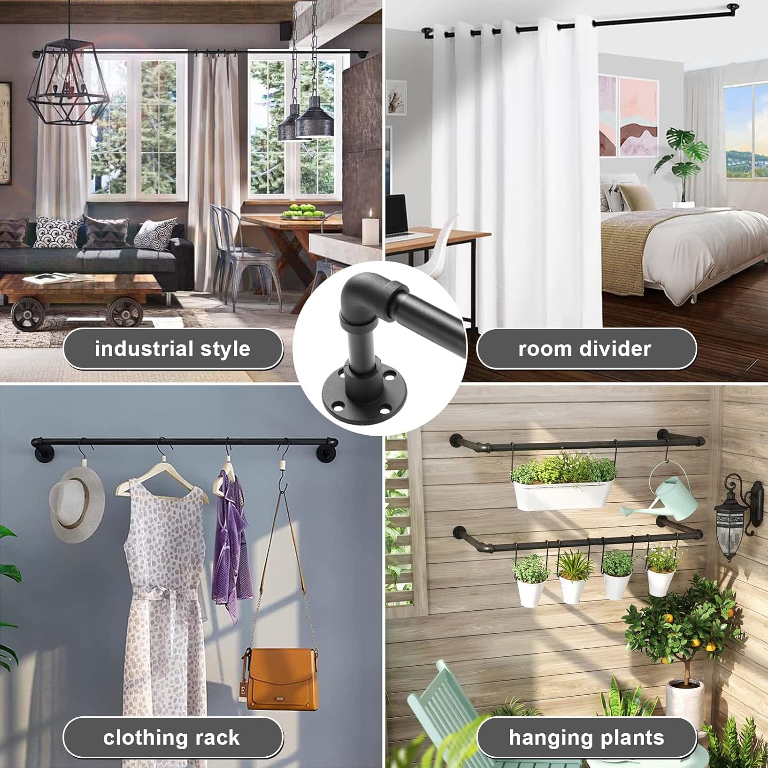 Gardinenstange Deckenmontage