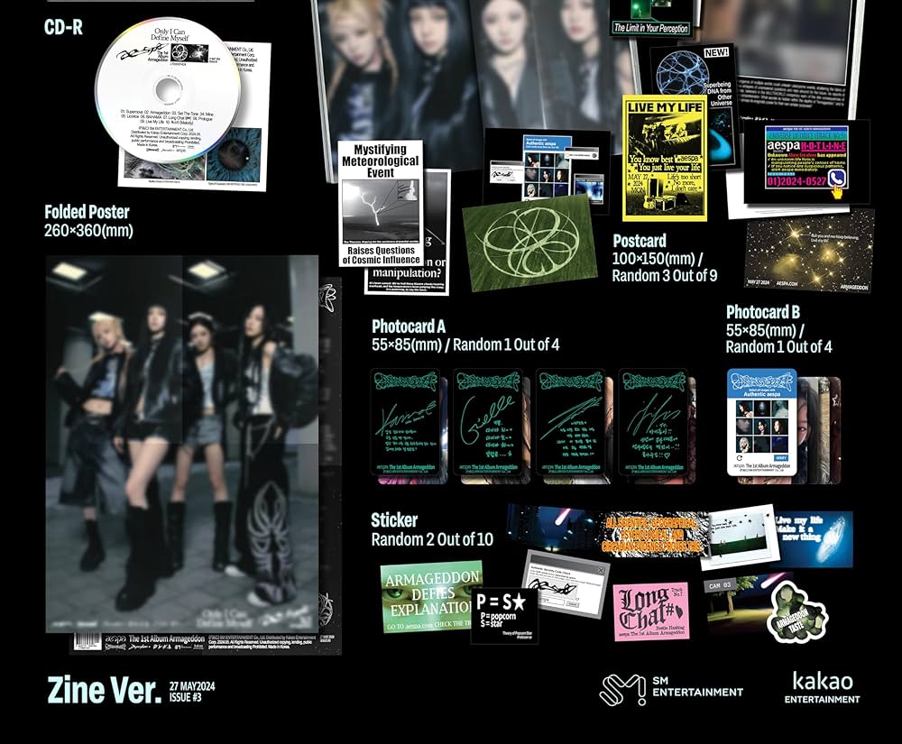 K-POP・アジア aespa The 1st Album Armageddon aespa - Armageddon [Authentic ver.] Album - Amazon.com Music