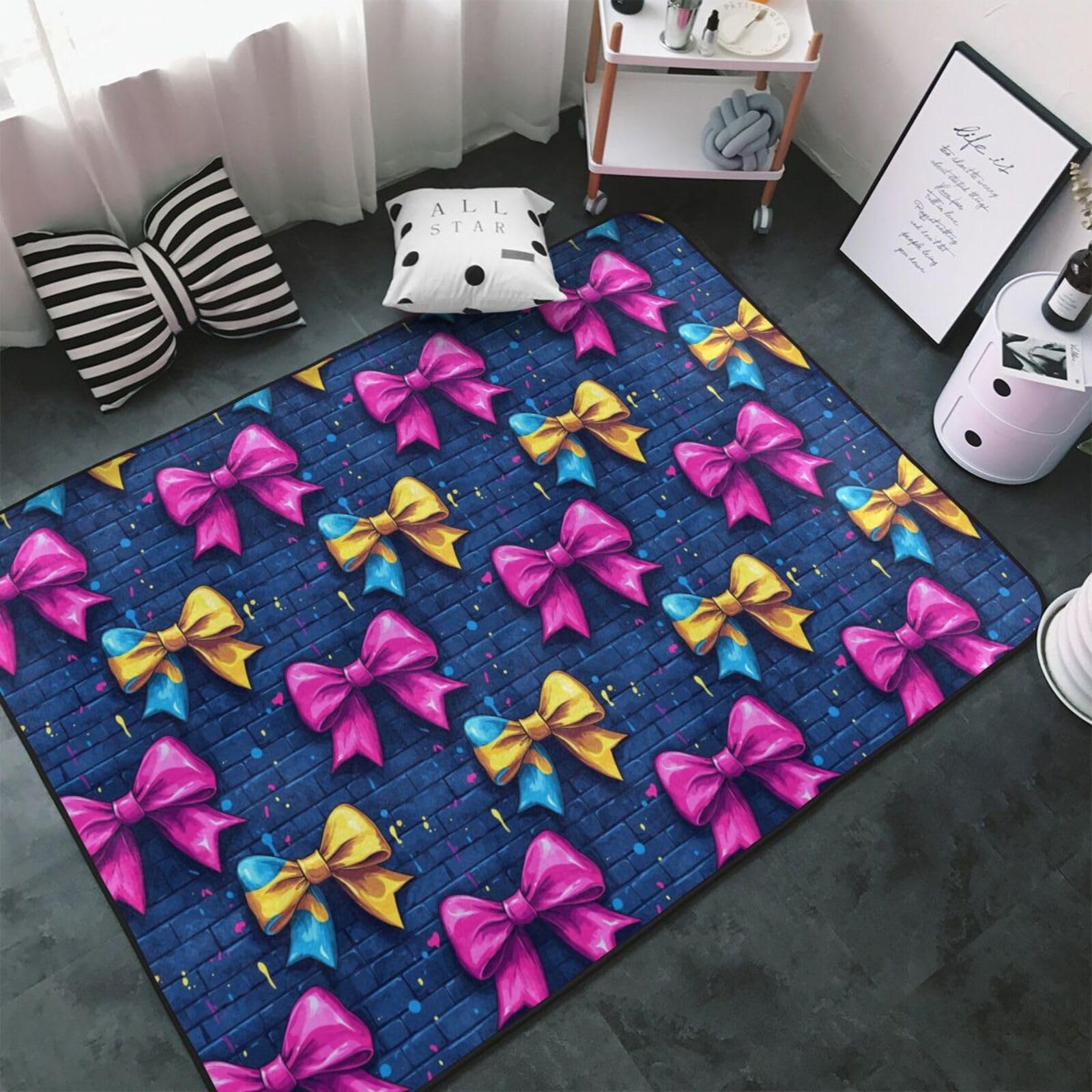 Tapis doux antidérapant fini les glissades et les taches dans le salon