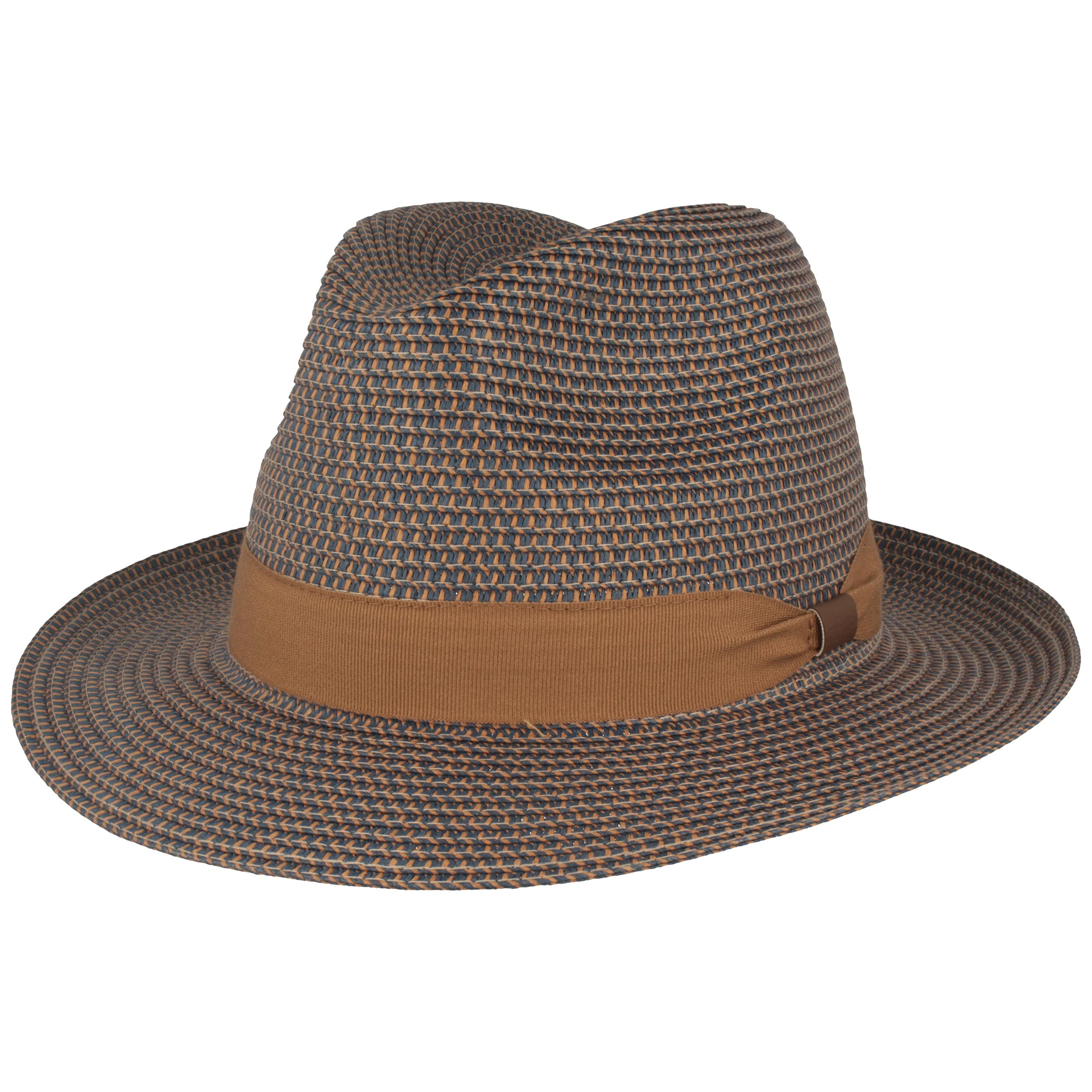 Breiter Cappello di Paglia Cappello Estivo in 100% Carta Cappello da Sole particolarmente Leggero, Flessibile, Delicato sulla Pelle e Comodo