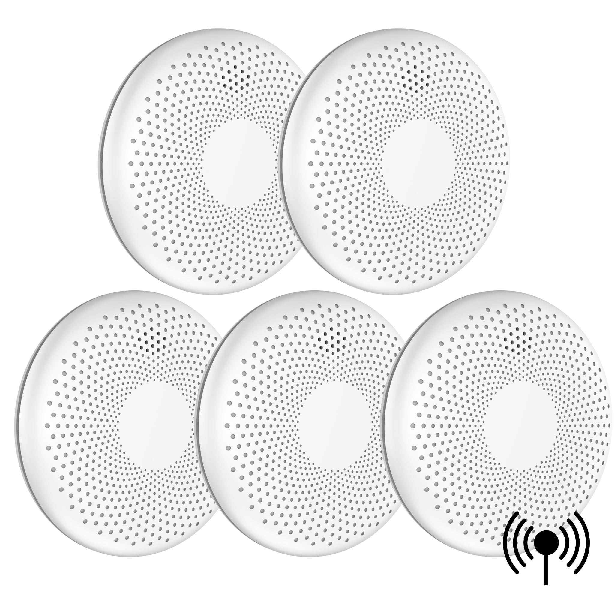 Aroha Link Interlinked Combo Detector - 10-Year Battery - Smoke & CO Detector - 5-Pack — image 1