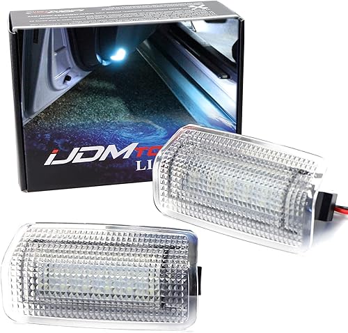 Miniatura 1 de iJDMTOY Conjunto de luz de cortesía para puerta lateral completa compatible con Lexus IS ES GS LS RX GX LX Toyota Avalon Sienna Venza Camry Prius