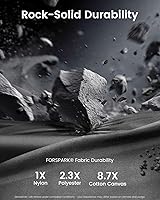 Vista 2 de FORSPARK Funda para sofá de patio, impermeable, resistente a los rayos UV, protector para sofá biplaza de 2 asientos, tela Oxford resistente a