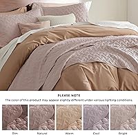 Vista 107 de Bedsure – Juego de colcha ligera con patrón de tejido de canasta, juego de edredón suave para todas las estaciones, incluye 2 fundas de almohada