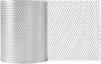 EUSTREER Aluminum Gutter Guard 5 Inch x 50ft Roll - Rust-Proof Leaf Filter, Easy Install Debris Protection for Gutters