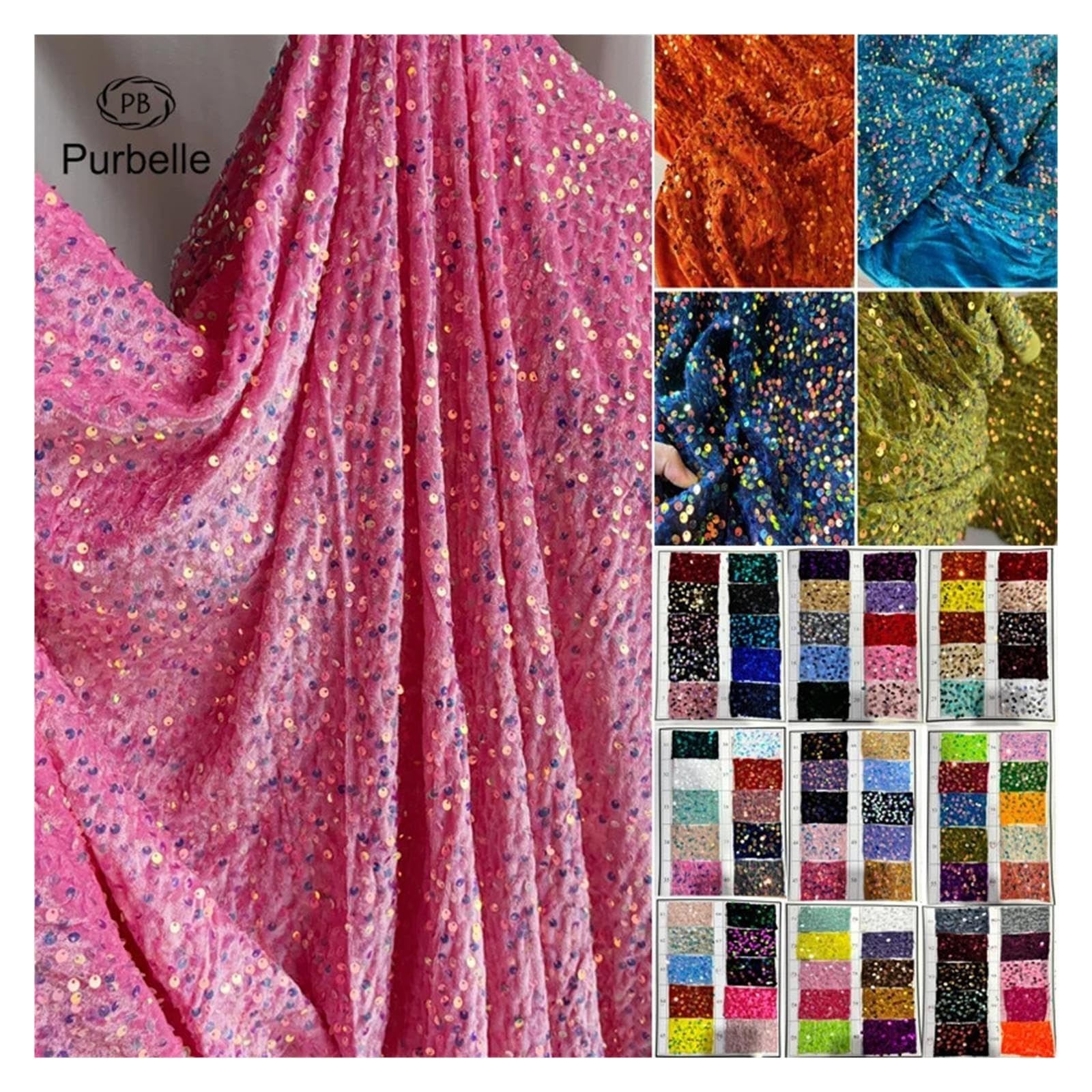 Robe De Soirée En Tissu À Paillettes Velours