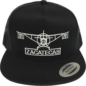 Mexico Zacatecas el Avion Del Chapo Guzman hat Black mesh