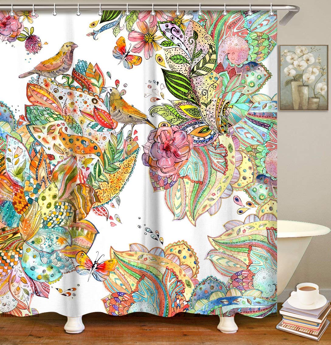 Colorful Shower Curtains Curtains & Drapes 2023