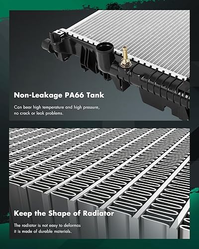 Miniatura 6 de SCITOO Radiador 2909 apto para Mercedes-Benz 2006-2011 para Mercedes-Benz para ML350 2006-2007 para Mercedes-Benz para ML500 2006-2012 para