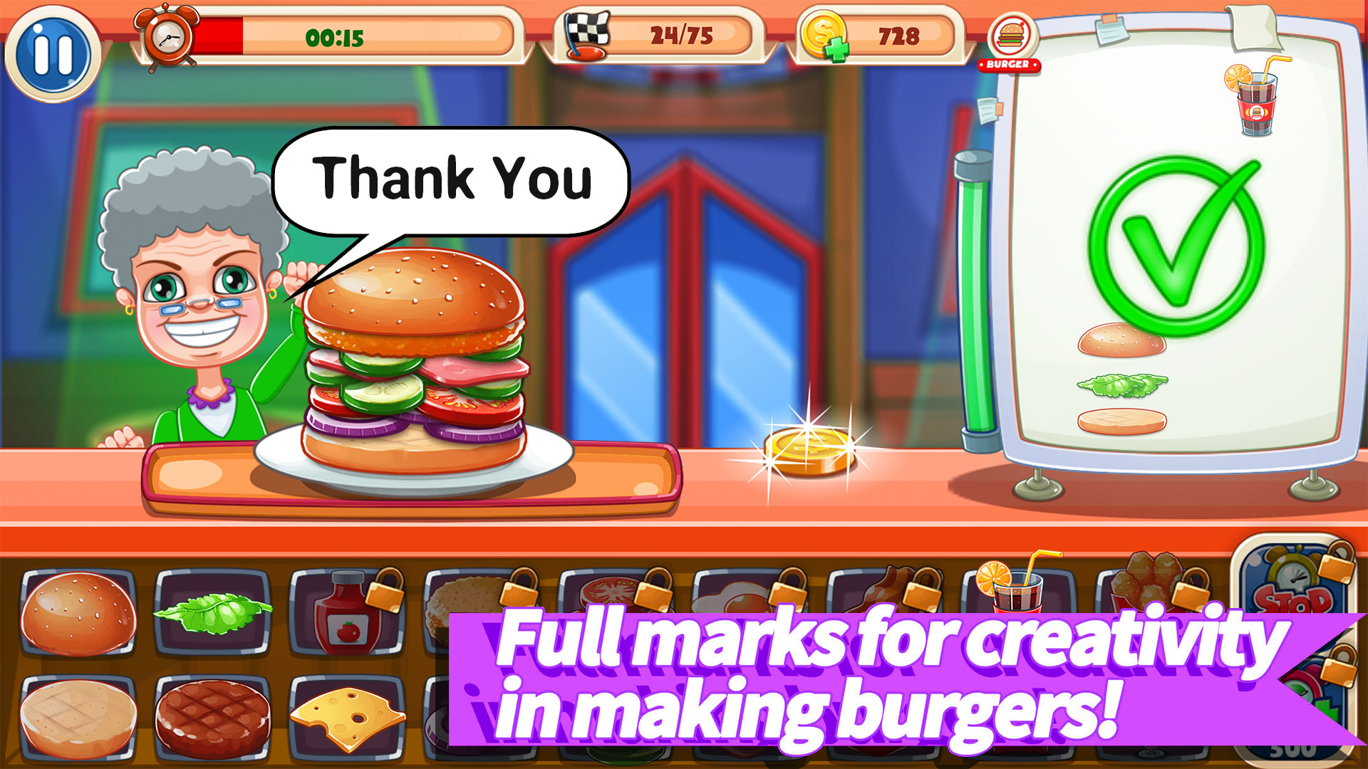 Burger Craze: Top Burger Shop Game. Become the Burger Cook in this ...