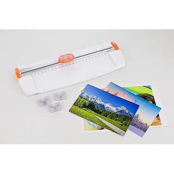Peach PC200-10A 3-in-1 Rotary Cutter - 3 Cutting Types - up to A4 Format - up to 5 Sheets