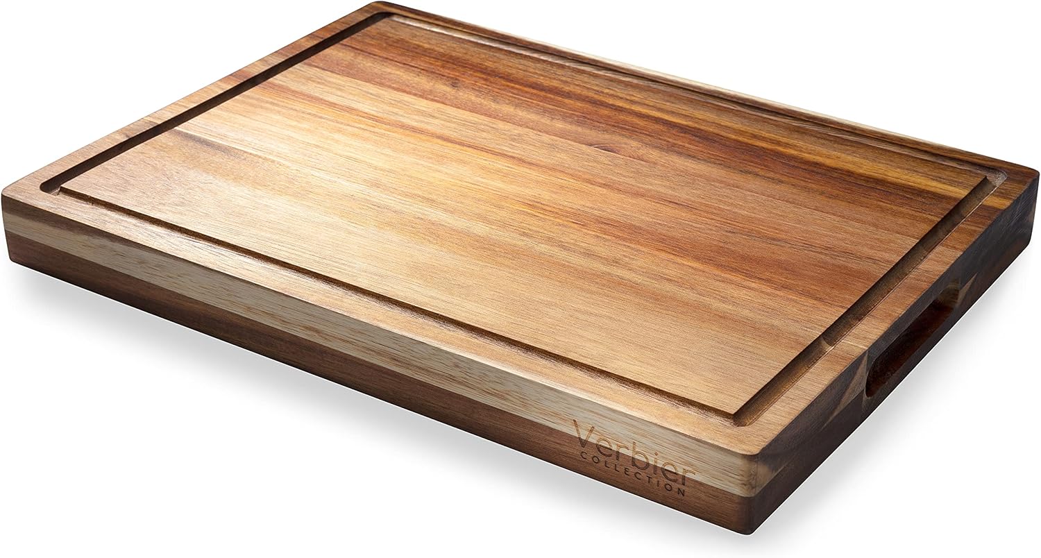 Niveau Large Wooden Chopping Board Premium Thick Acacia Wood Butchers