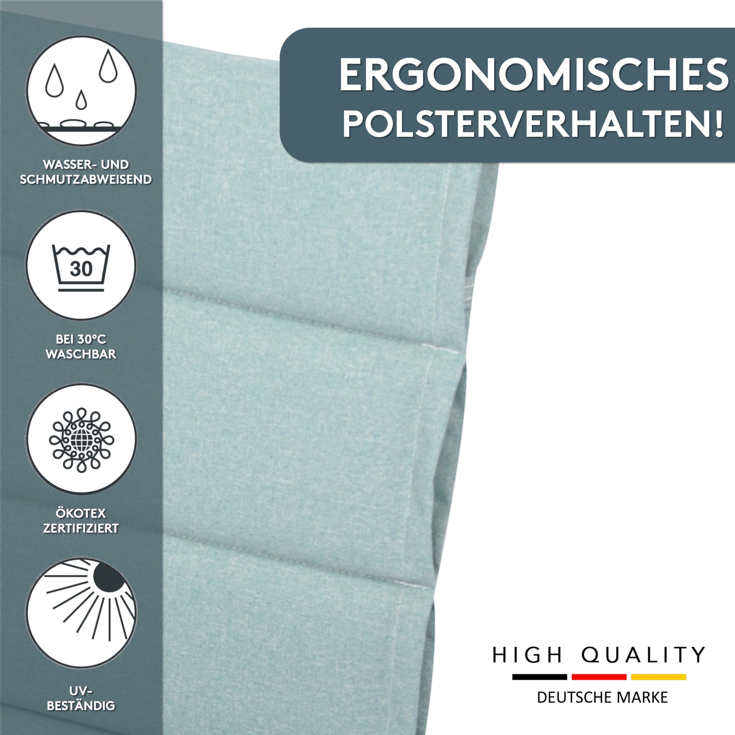 LILENO HOME Zonneligkussen [1-delige set, rolligstoel], in roze, tuinligstoel, kussen, perfect voor strandstoel, 190 x 60 x 6 cm