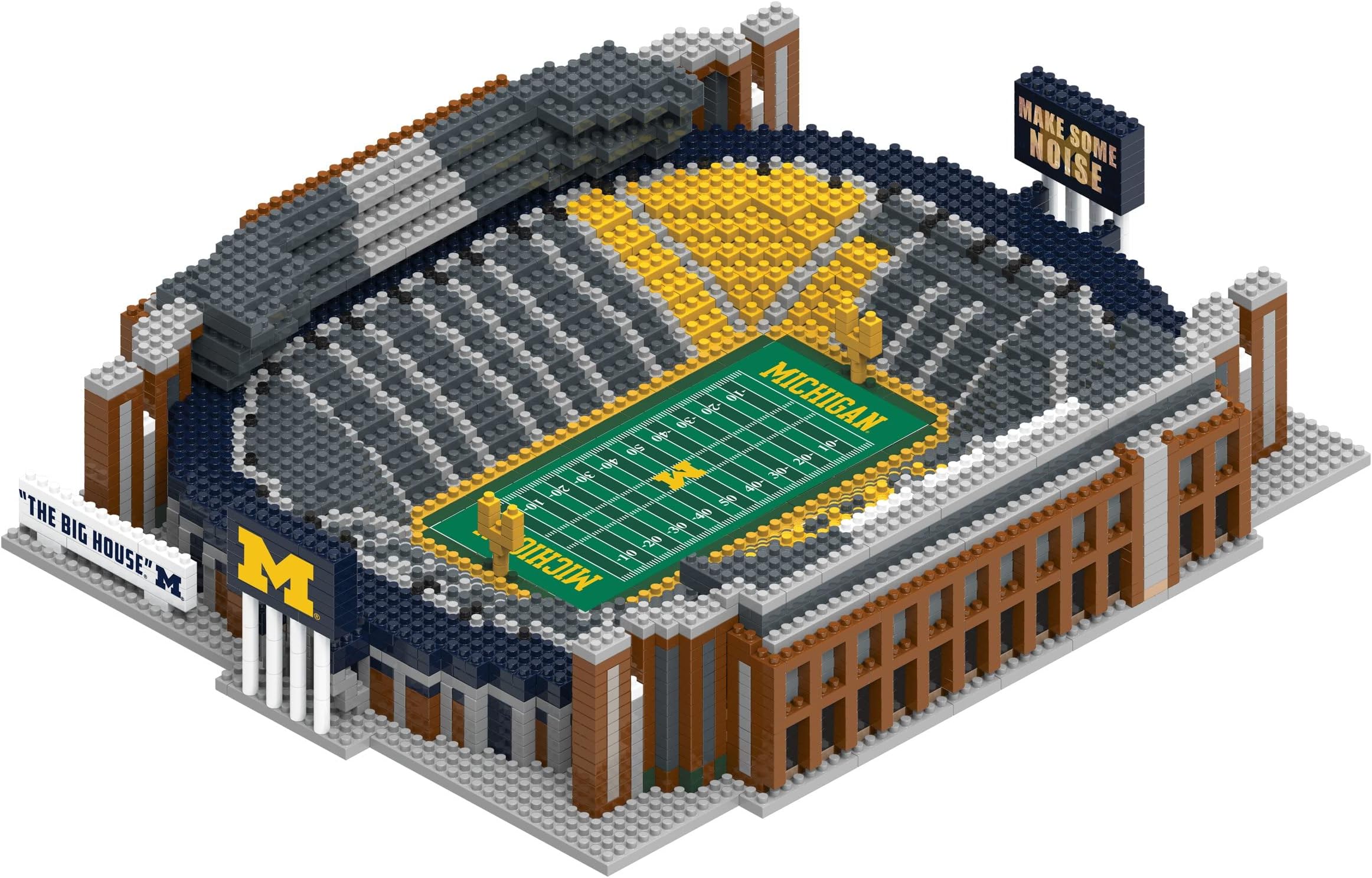 NCAA Unisex NCAA College 3D BRXLZ Puzzle Team Football Stadium