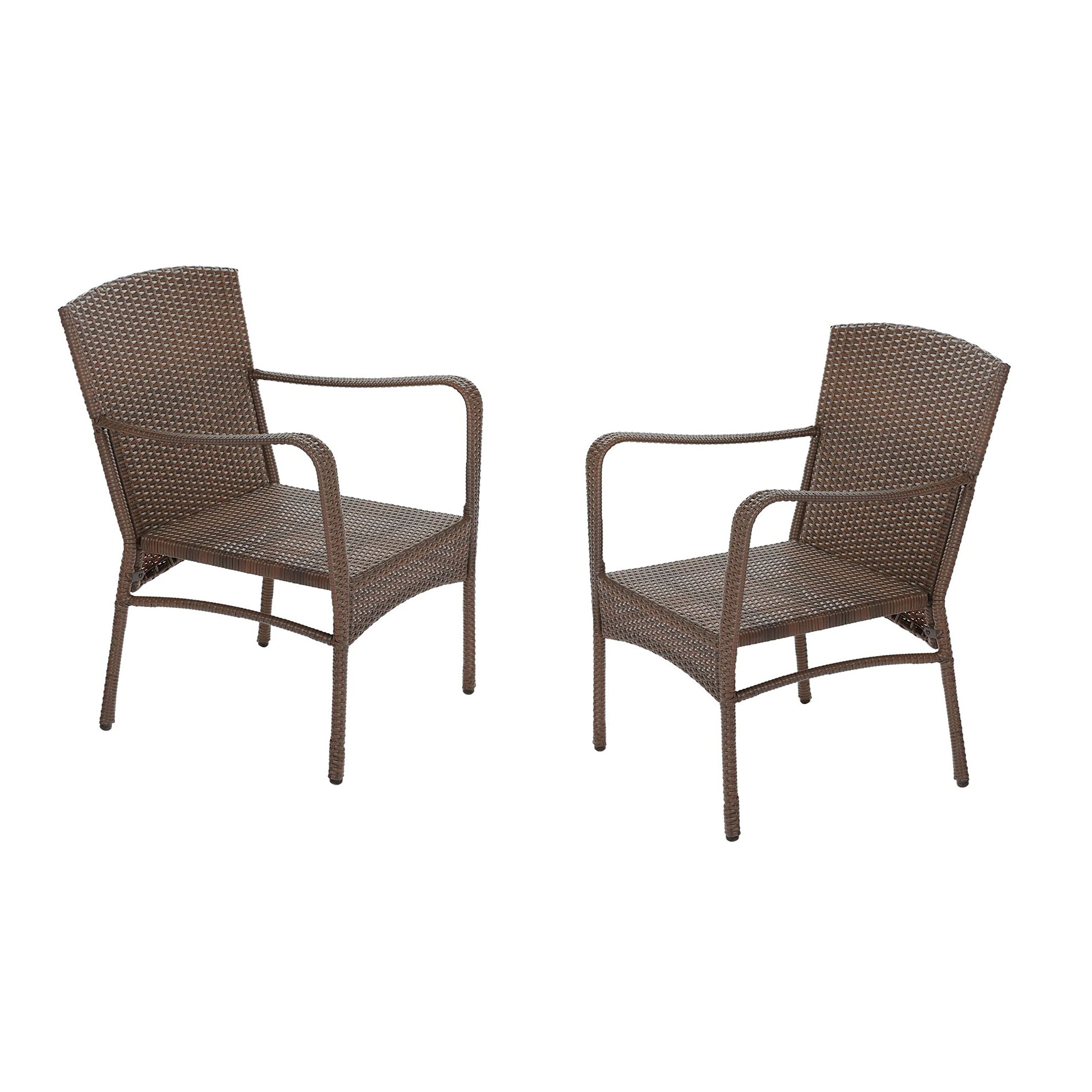 WUnlimited W SW1616-2PC Arm Chair Set, Brown