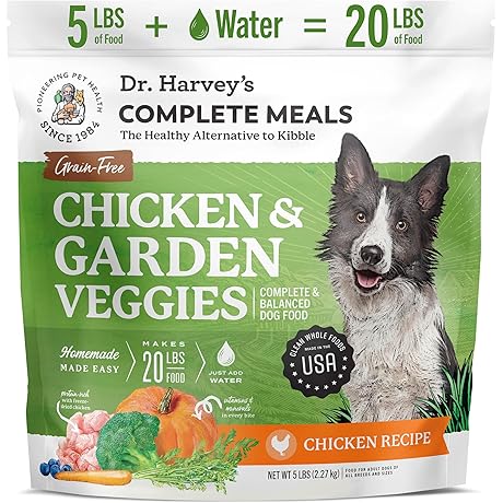 Dr. Harvey's Chicken & Garden Veggies Dog Food: Wholesome Nutrition for Your Canine Companion