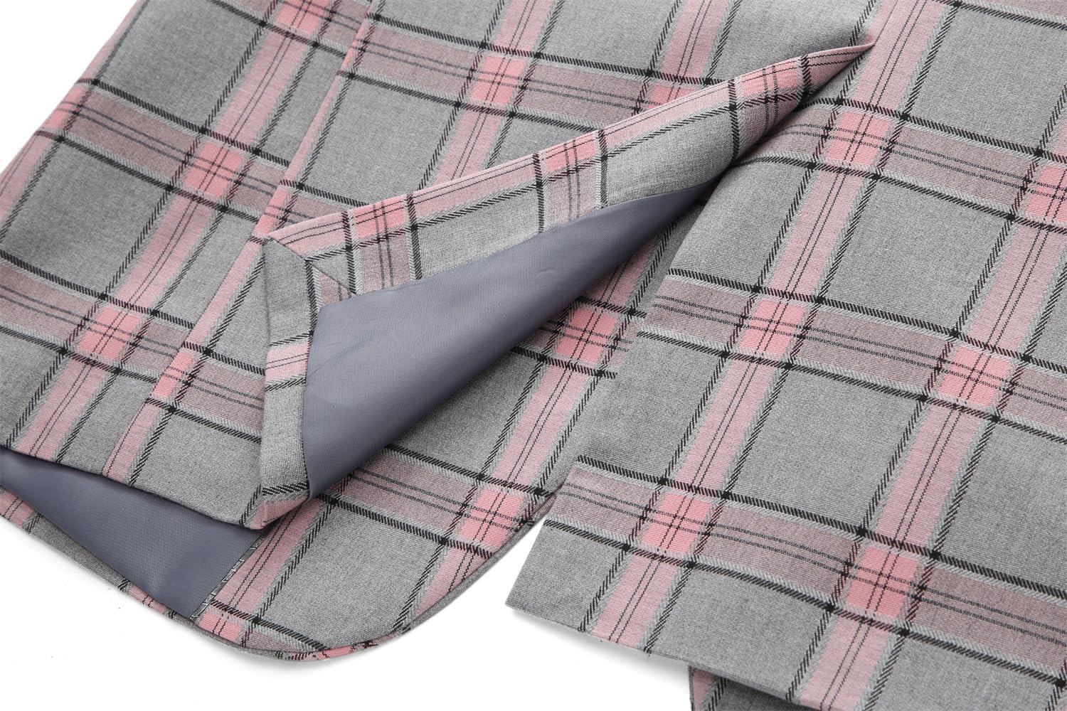 UNINUKOO Men's Blazer Plaid Sport Coat Casual Lightweight Checkered Suit Jacket Summer Jacket Men