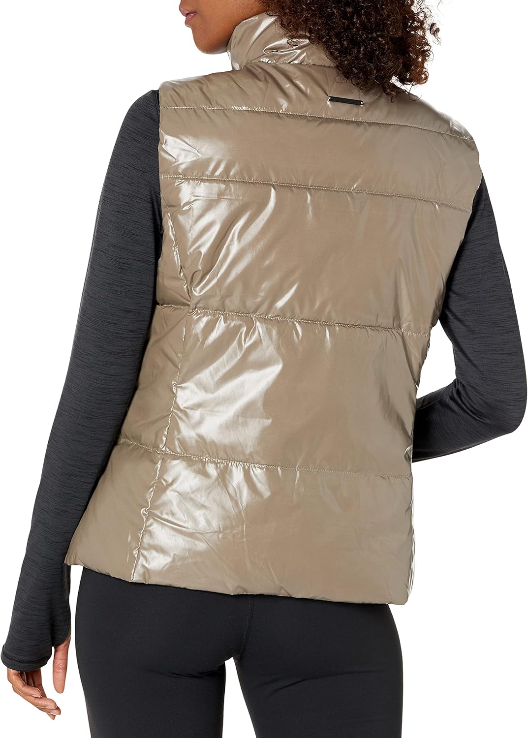  Brand - Core 10 Women's Icon Series 'Liquid Shine' Insulated Puffer Vest : Clothing, Shoes & Jewelry