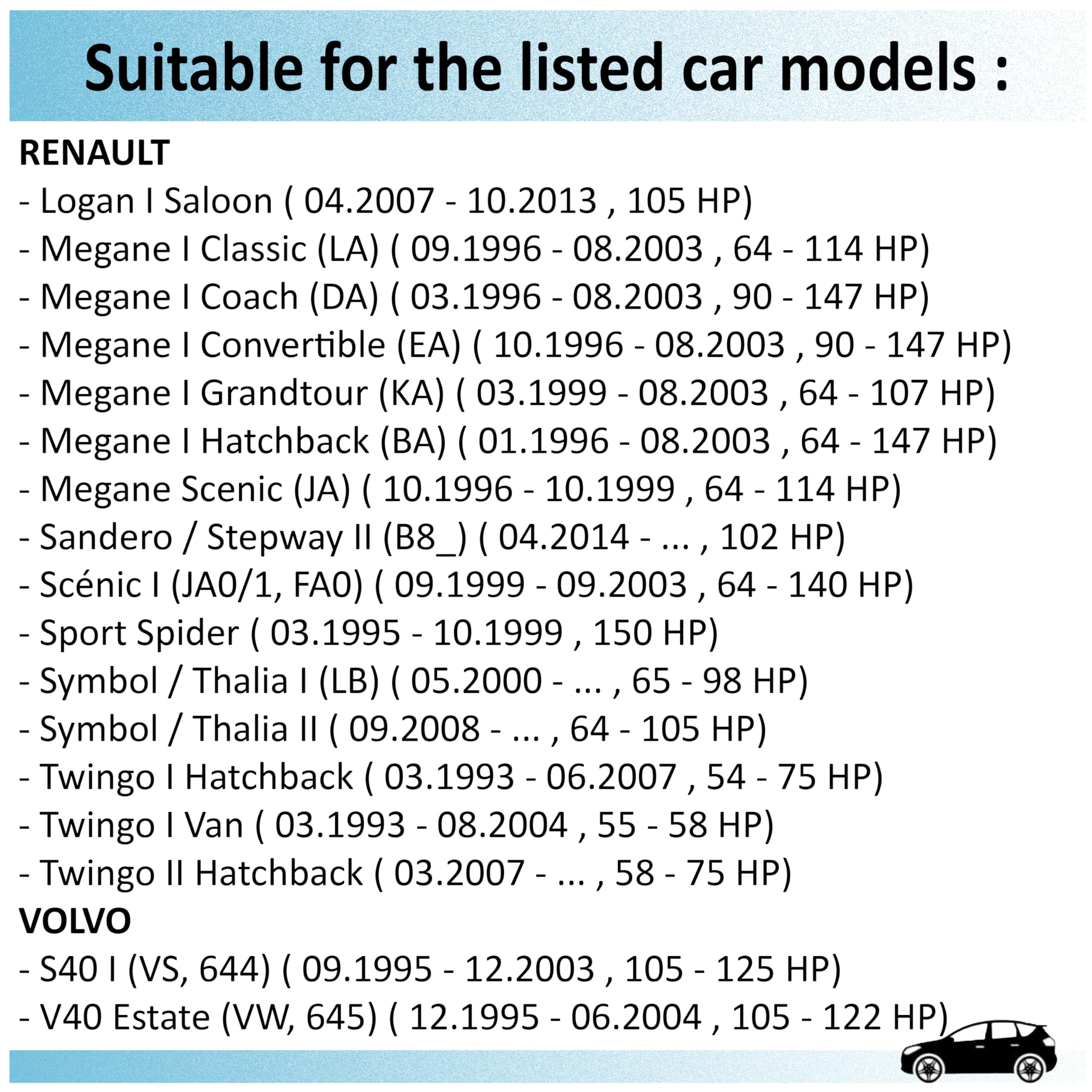 AERZETIX - C43380 - Cardan gaiter - mounting side: right front axle -  length 105 mm - Compatible with Renault, Dacia 7701471522, 7701209258,  7700108269 : Amazon.com.be: Automotive