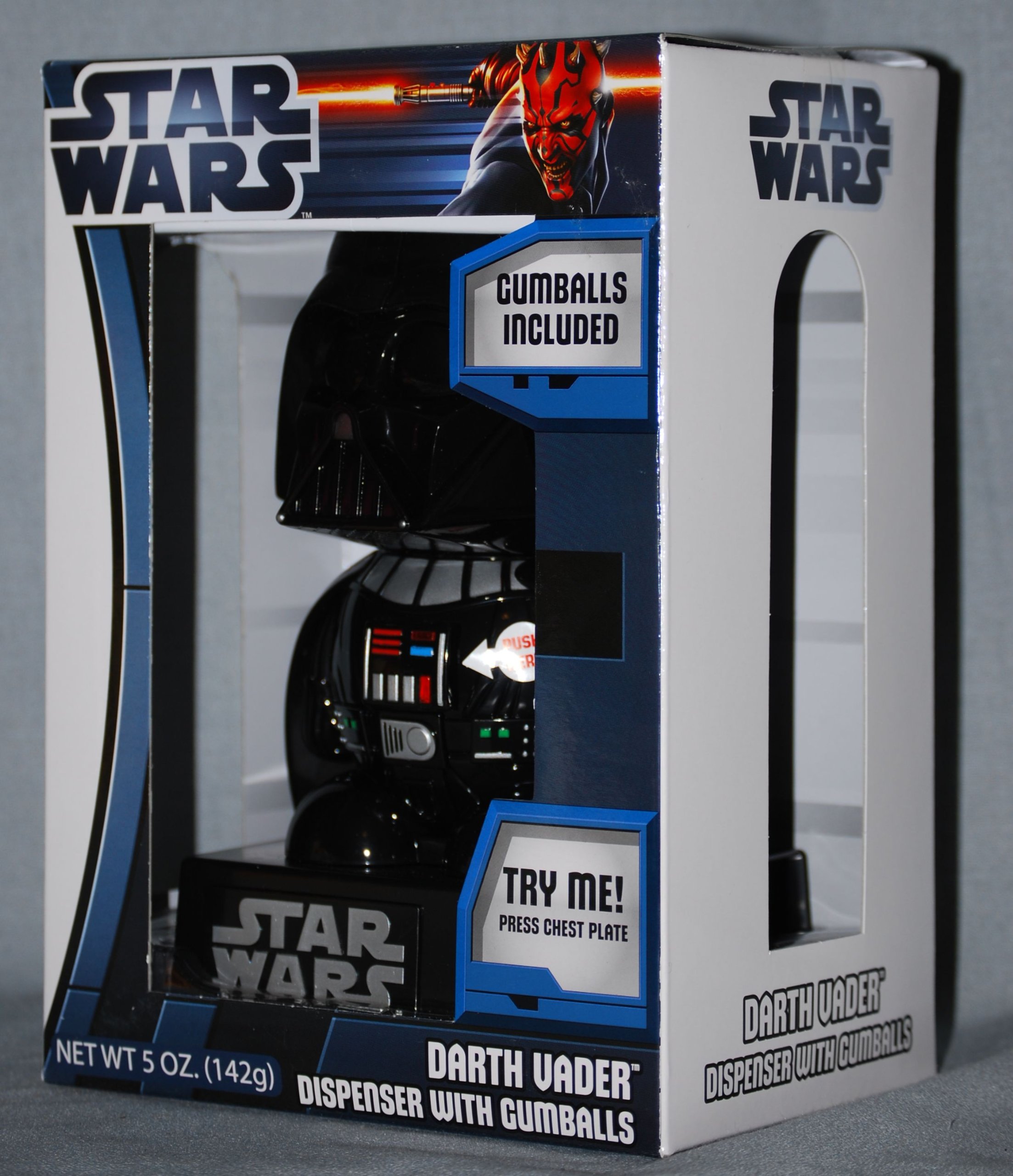 Star Wars Talking Darth Vader Dispenser with Gumballs : Amazon.com 