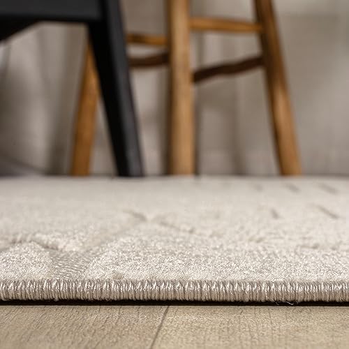 Miniatura 6 de JONATHAN Y SCN104B-8 Nordby - Alfombra de área con arco geométrico alto y bajo, a rayas, para interiores y exteriores, moderna, contemporánea,