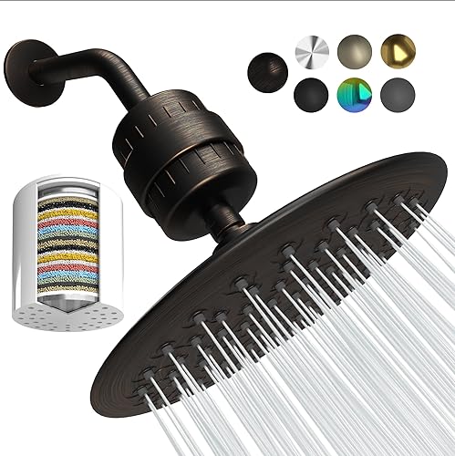 Miniatura 25 de SparkPod Juego de cabezal de ducha filtrado de lujo Filtro de ducha de 23 etapas - Reduce el cloro y los metales pesados - Filtro de cabezal de 4.