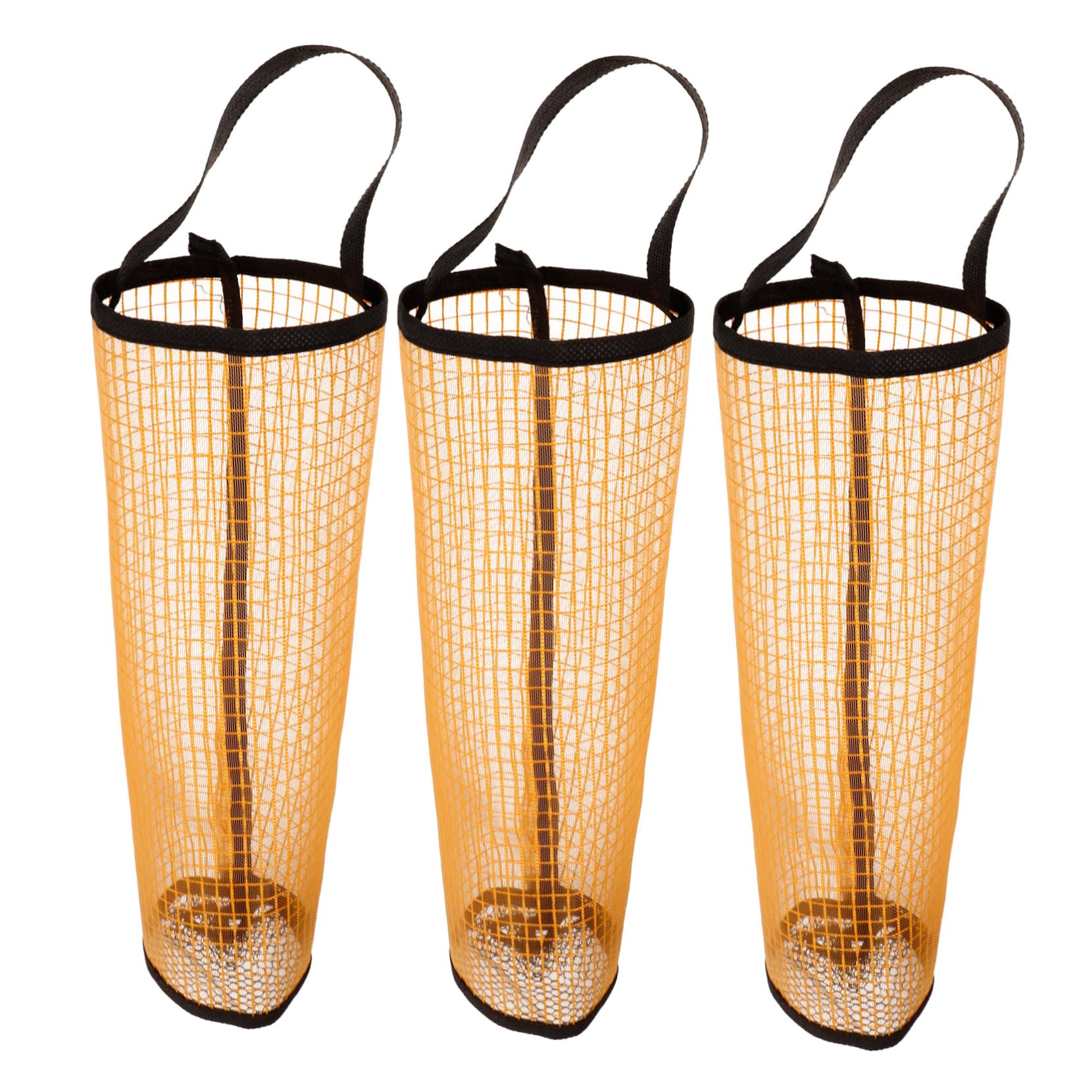 Abaodam 3Pcs Tennis Ball Storage Bag Capacity Mesh Pouch for Tennis Baseball Quick Dry Washable Convenient Drawstring Design for Sports Supplies