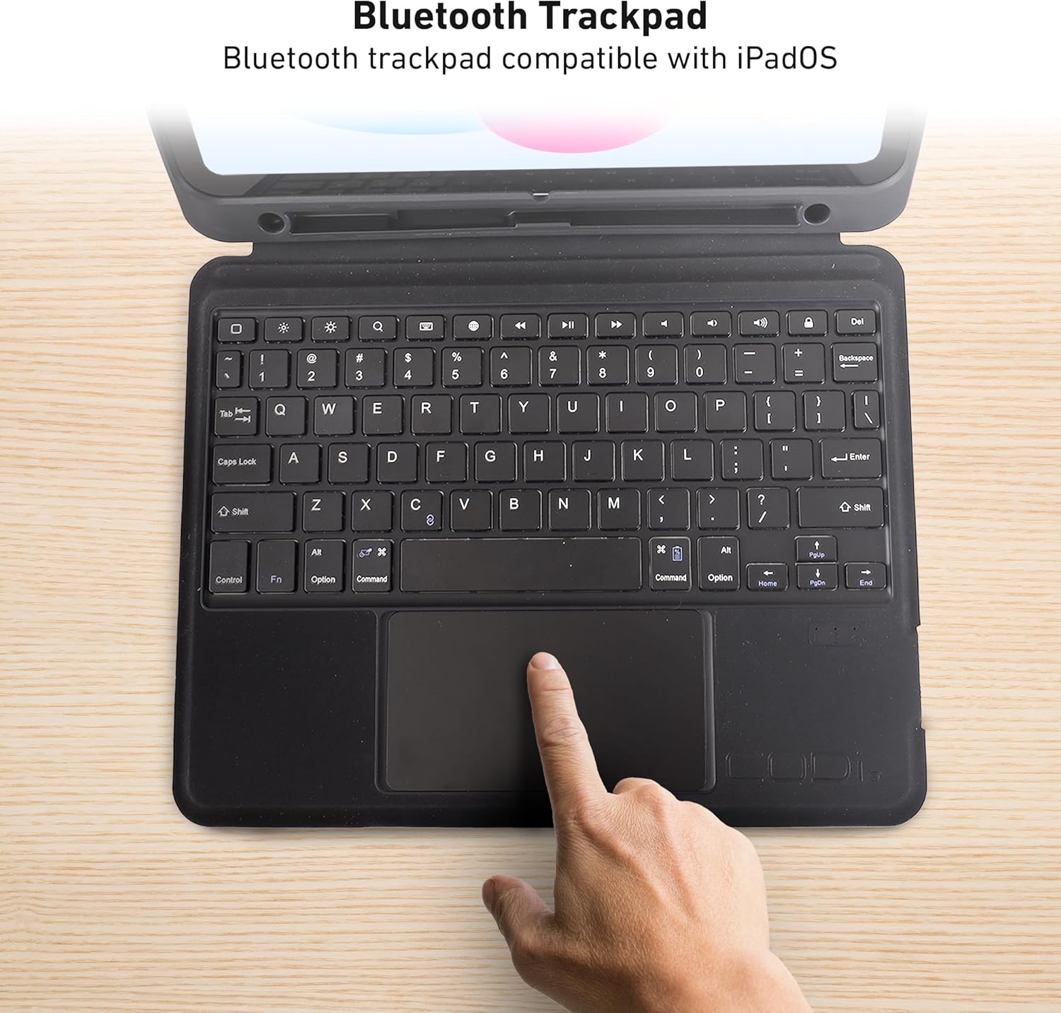 CODi Bluetooth Keyboard Folio Case with Trackpad for iPad 10.9" (10th Gen/A16), iPad Air 11" (M2,M3,M4), iPad Air 10.9" (4th–5th Gen), iPad Pro 11" (3rd Gen) – Wireless, Smart Cover, Pencil Holder