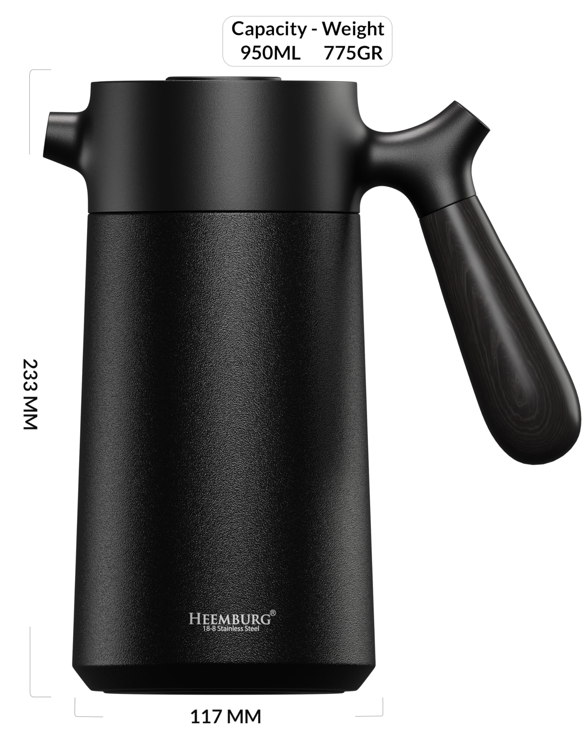68Oz Rvs Thermische Koffie Karaf, 1.5L Dubbele Muur Geïsoleerde Vacuüm Thermoska