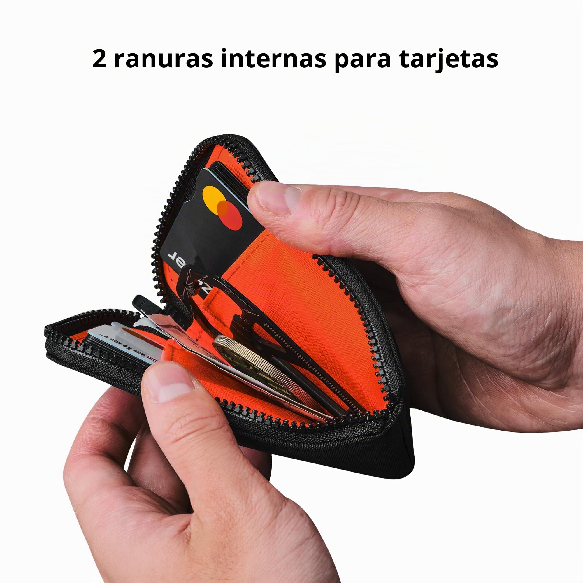ALPAKA Zip Card Pouch – Cartera con Cremallera y RFID