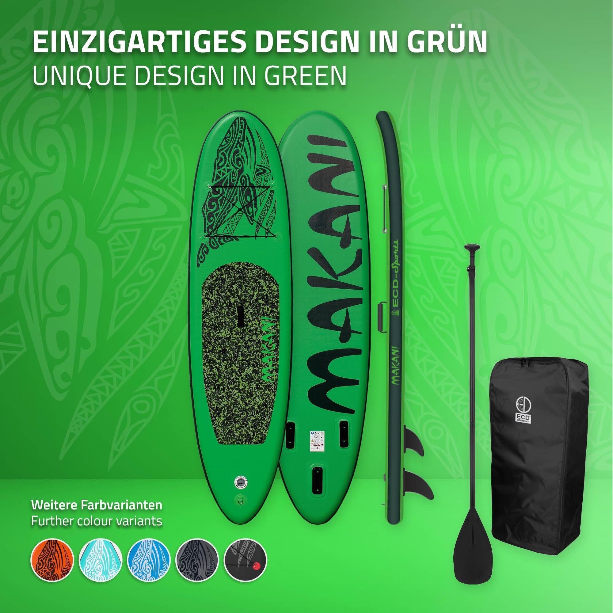 PEAKS5 MAKANI SUP 10ft パドル・ポンプ付 ECD Germany 10ft 5