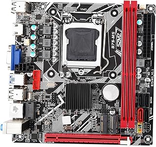 Placa-mãe de desktop B75, placa-mãe 2 * DDR3 3 * 2.0 16 GB de substituição profissional de alta velocidade Placa-mãe de PC de mesa LGA 1155