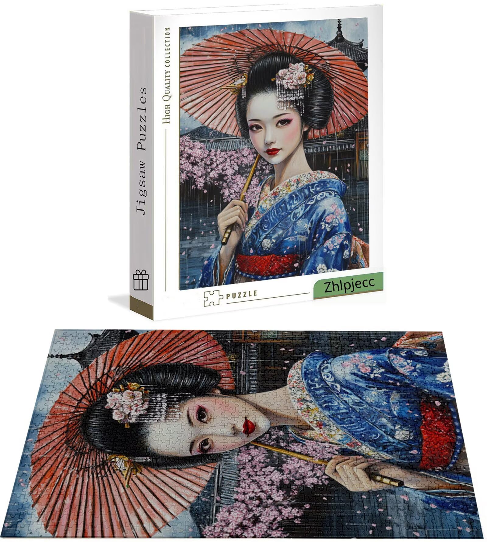 Puzzle 4000 Pièces Japon, Puzzle 4000 Pièces Adultes et Enfants, Puzzles Bois avec Une Boîte d'emballage Exquise, Jeu Éducatif Puzzles Femme, Noël Decoration Maison, Cadeau Femme, Cadeau Homme H-7246