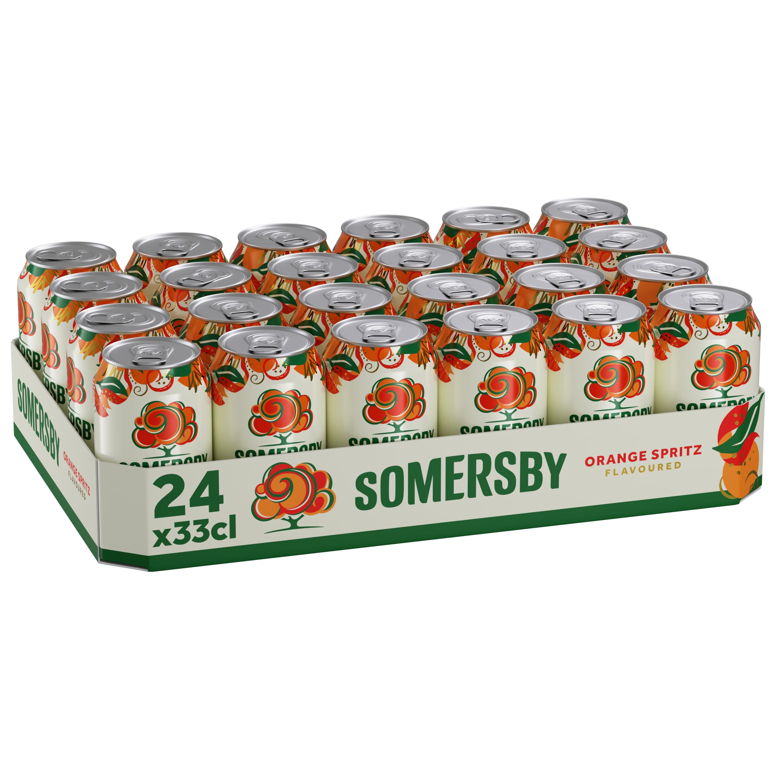 Somersby Orange Spritz Cider 0,33 l Dose 24 x 0,33 l fruchtiger Cider mit Orangen-Geschmack 4,5 % Vol