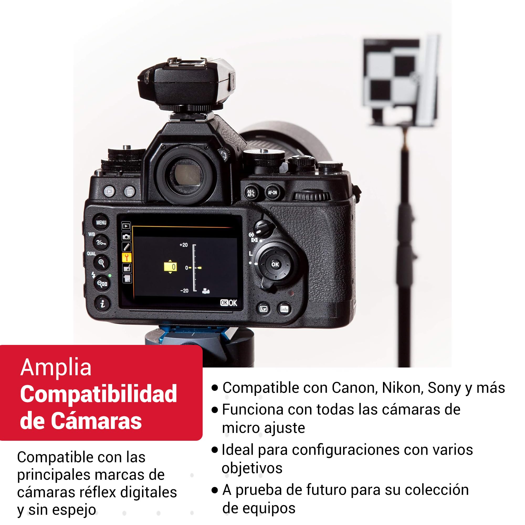 Datacolor Spyder LensCal – Herramienta de Calibración de Lentes para Ajuste y Mejora de Precisión del Autofocus