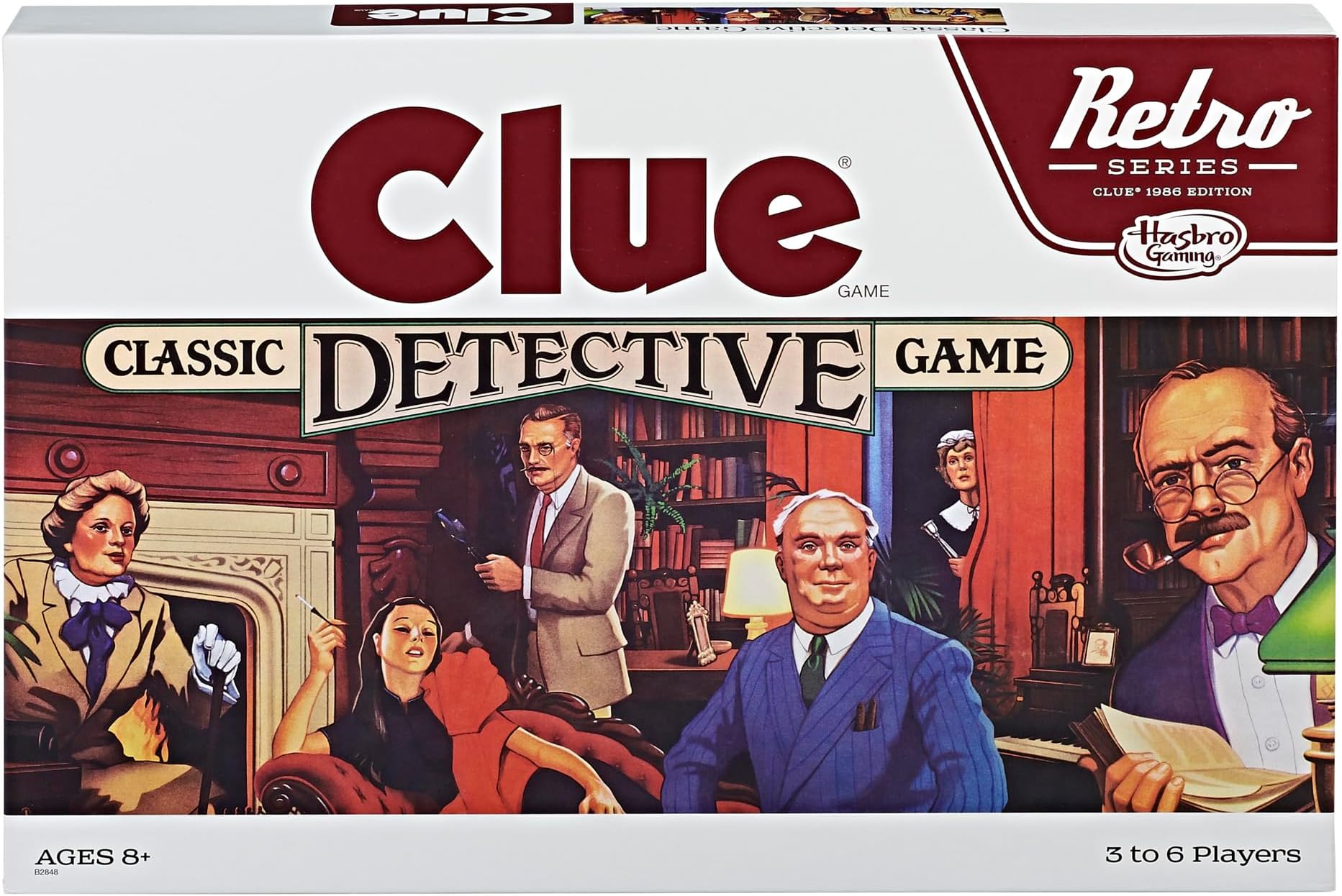 Hasbro Gaming Colonel Mustard Retro Clue Game, Brown/a, 6 Player, Ages 6+