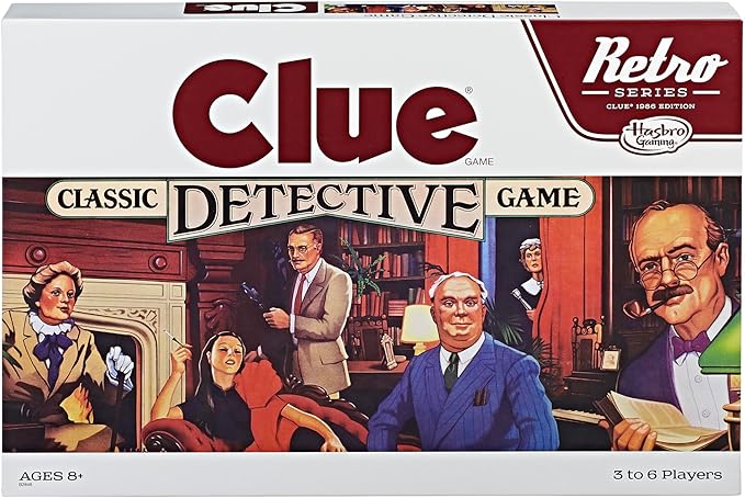 Retro Series Clue 1986 Edition Board Game