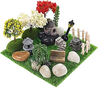 BIGTHREE 26 PCS Fairy Garden Accessories