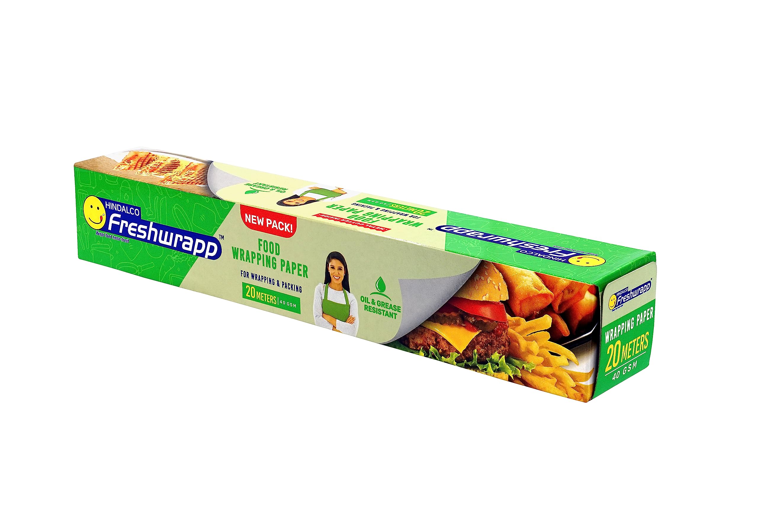 Freshwrapp Greaseproof Food Wrapping Paper (20 Meter) Pack of 2 - Image 7 thumbnail