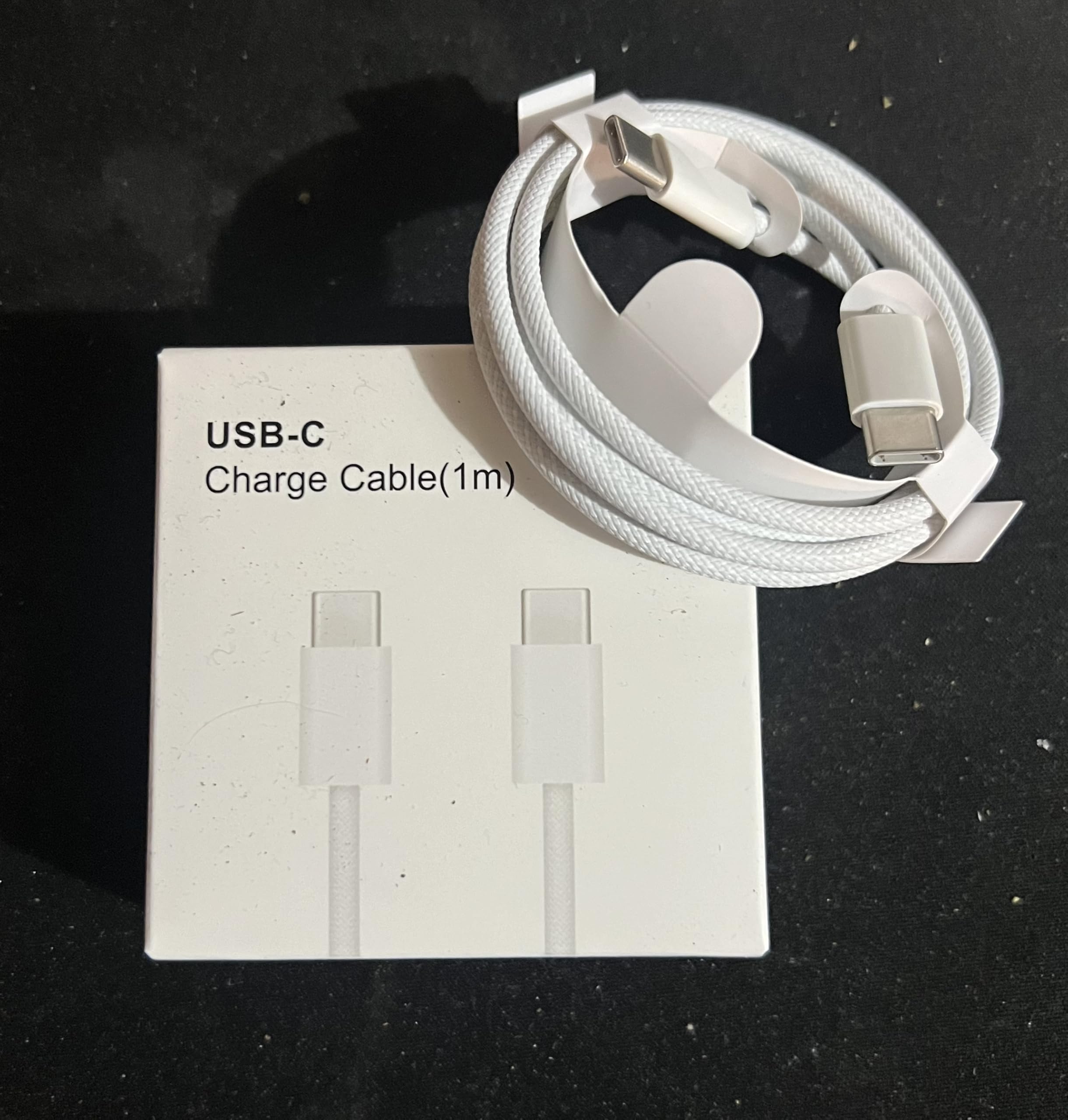 Generic Original USB-C Fast Charger for iPhone 15 Pro Max XR XS Type-C Cable - 3 Ft Cord