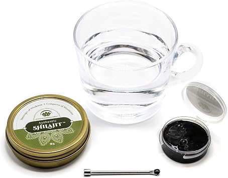 Authentic Shilajit 100% Pure Gold Grade Himalayan Shilajit Resin with Fulvic Acid & Trace Minerals | Supports Healthy Energy, Stamina & Strength | Lotus Blooming Herbs | 10 Grams