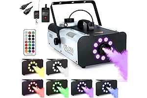 5 Core Fog Machine 1500W Smoke Effect Machine for Gender Reveal Party