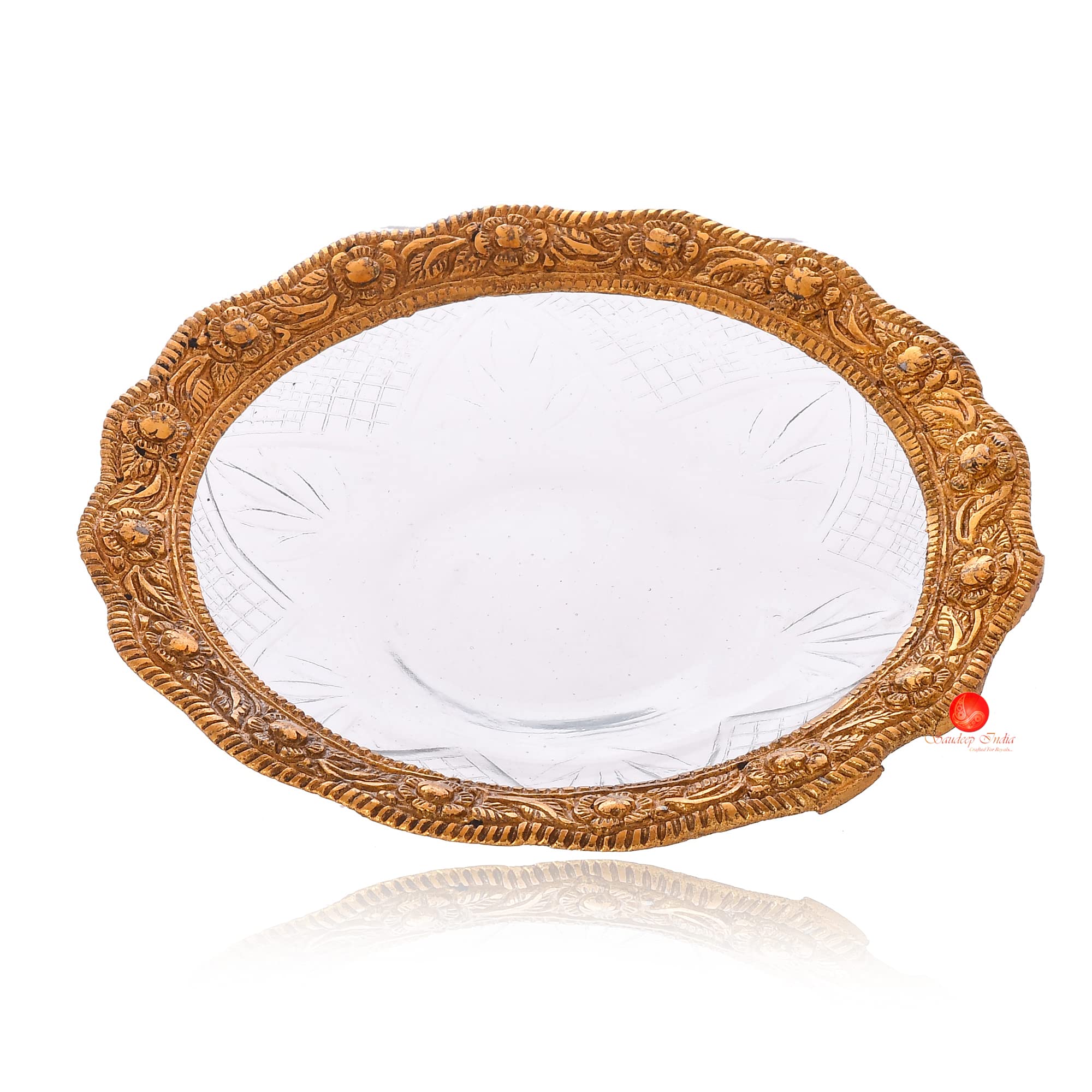 SAUDEEP INDIA Feng Shui Crystal Tortoise for Home Decor | Turtle with Crystal Plate for Good Luck | Vastu Kachua Idol & Figurine for Career | Gift Option for All Occasions (Metal Turtle) - Image 8 thumbnail
