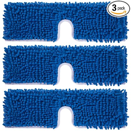 3 Packs of Replacement mop, Chenille mop Replacement, Microfiber mop Replacement Compatible, Dry/Wet Replacement mop Head, Machine Washable on Both Sides and Full Surface to Clean All Kinds of Floors