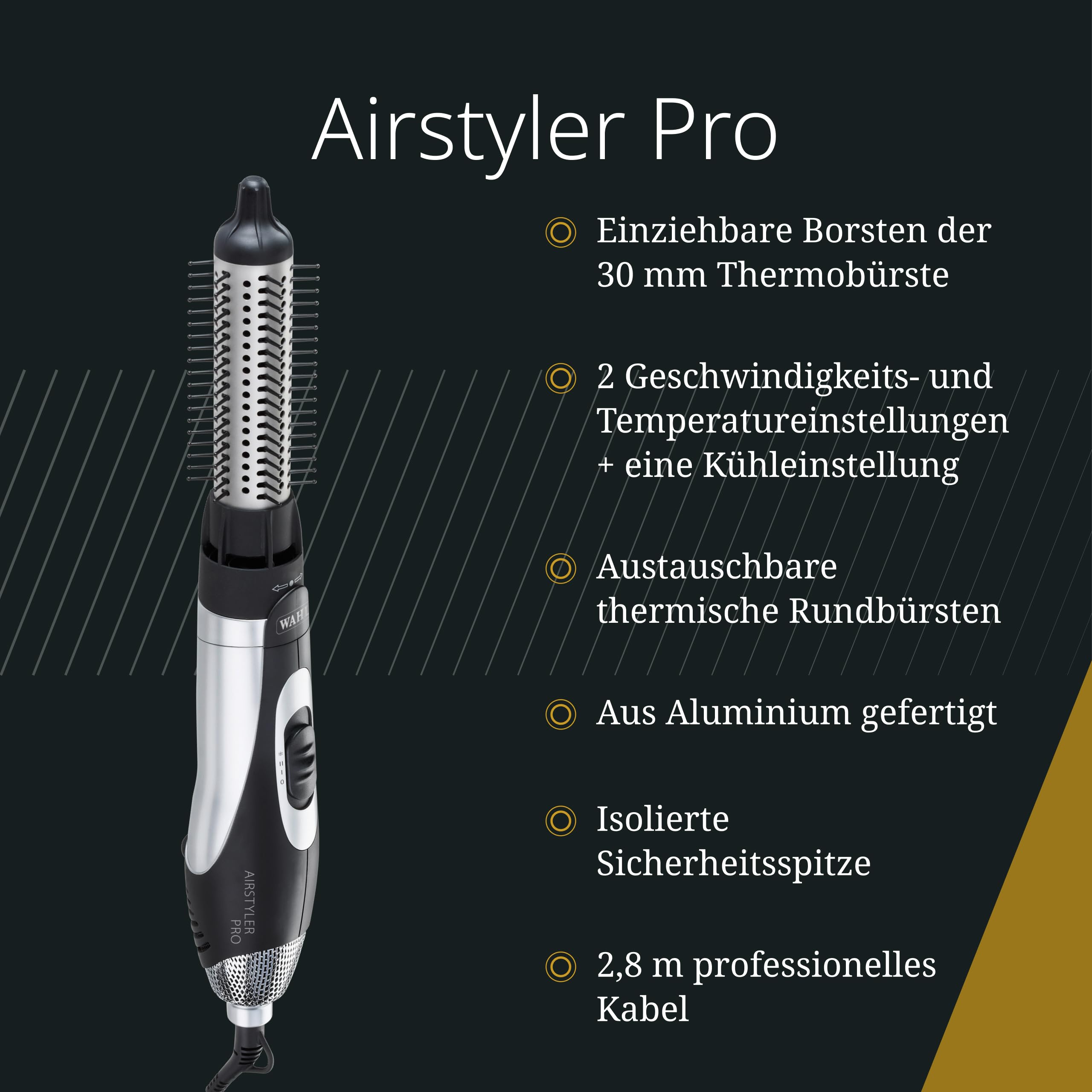 Wahl Airstyler Pro, Premium Heißluft-Lockenbürsten-Set