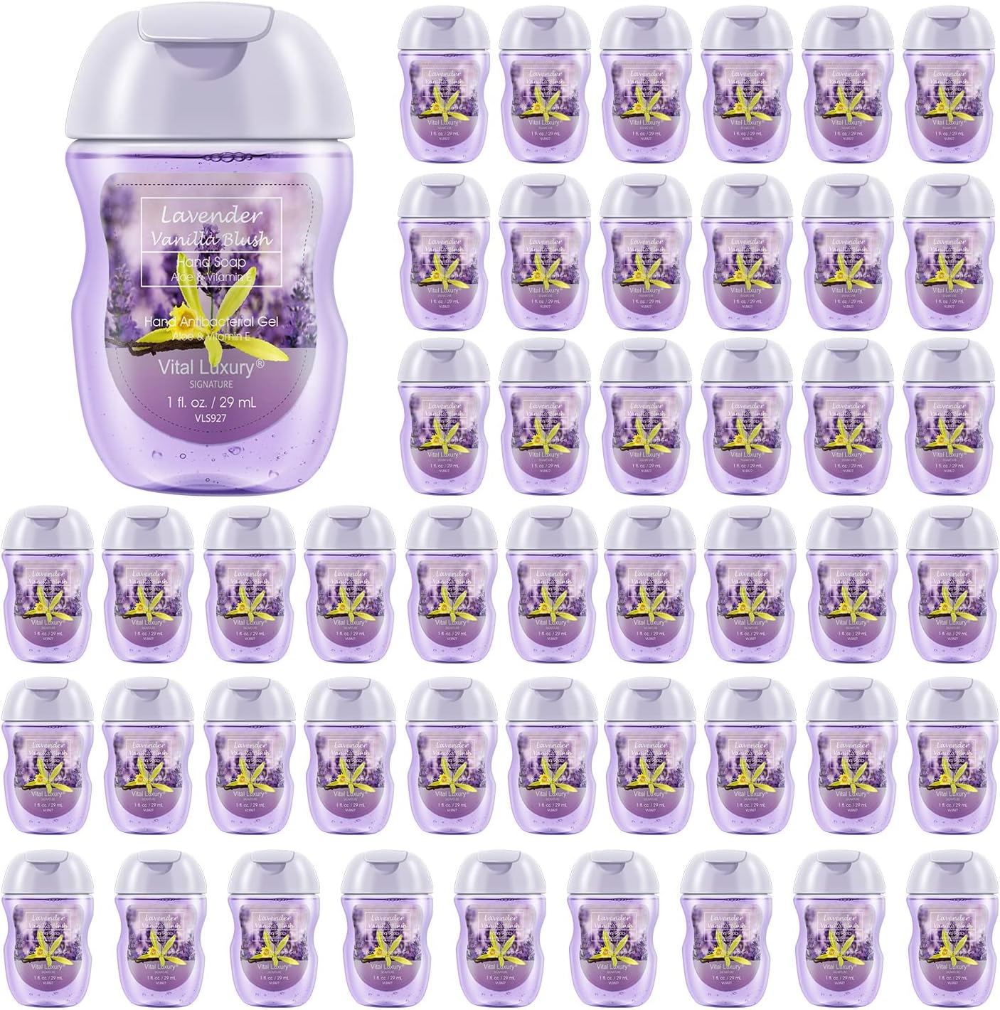 Mini Hand Sanitizer Gel, Vital Luxury AntiBacterial Hand