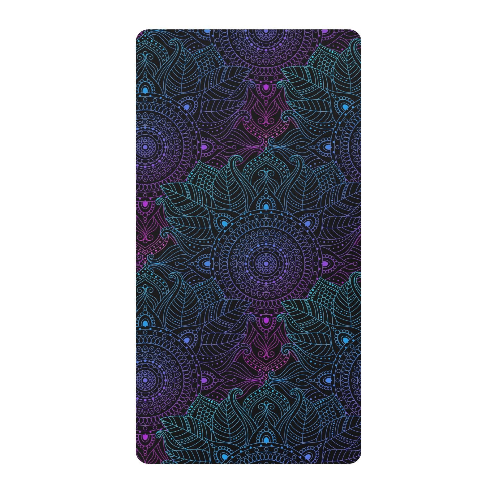 Drap de berceau en coton mandala bohème pour lit de bébé