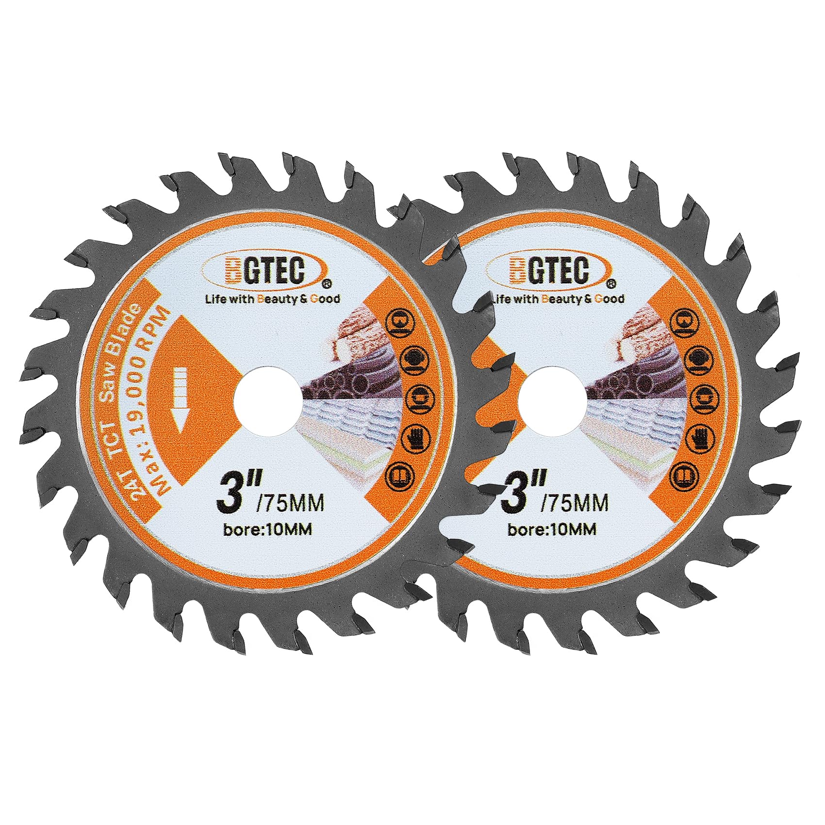 BGTEC Metal & Wood Cutting Wheels - 4 Blades -31 BGTEC Metal & Wood Cutting Wheels - 4 Blades -31